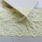 Kitcheniva Stretch Bright Yellow Floral Guipure Lace Trim Sewing